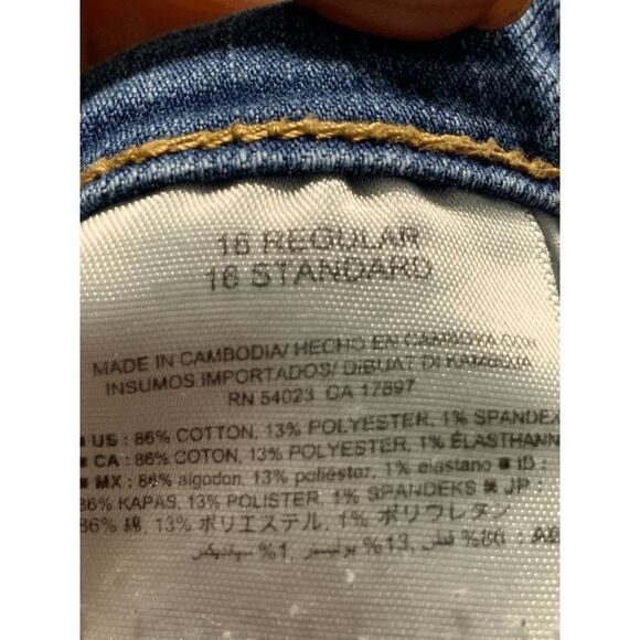 Old Navy Original Women's Mid Rise Denim Jeans Straight Leg Light Wash Size 16R - Picture 4 of 7